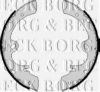 BORG & BECK BBS6096 Brake Shoe Set